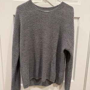 Madewell Heather Gray Knit Top